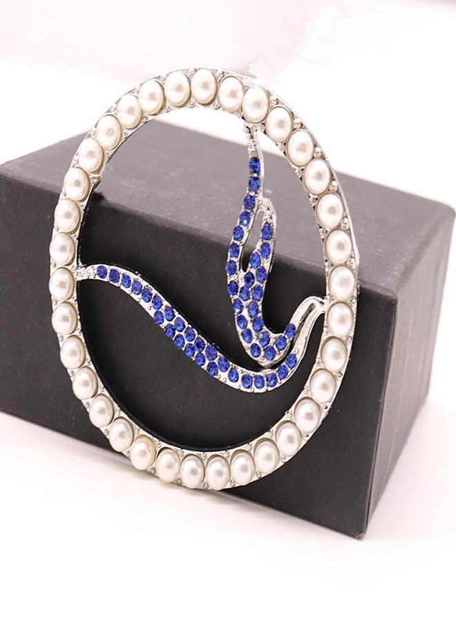 HUSURU Greek Soror Metal Blue Dove Zeta Phi ZPB Sorority Pin Sisterhood Finer Women Brooch Jewelry - Image 2